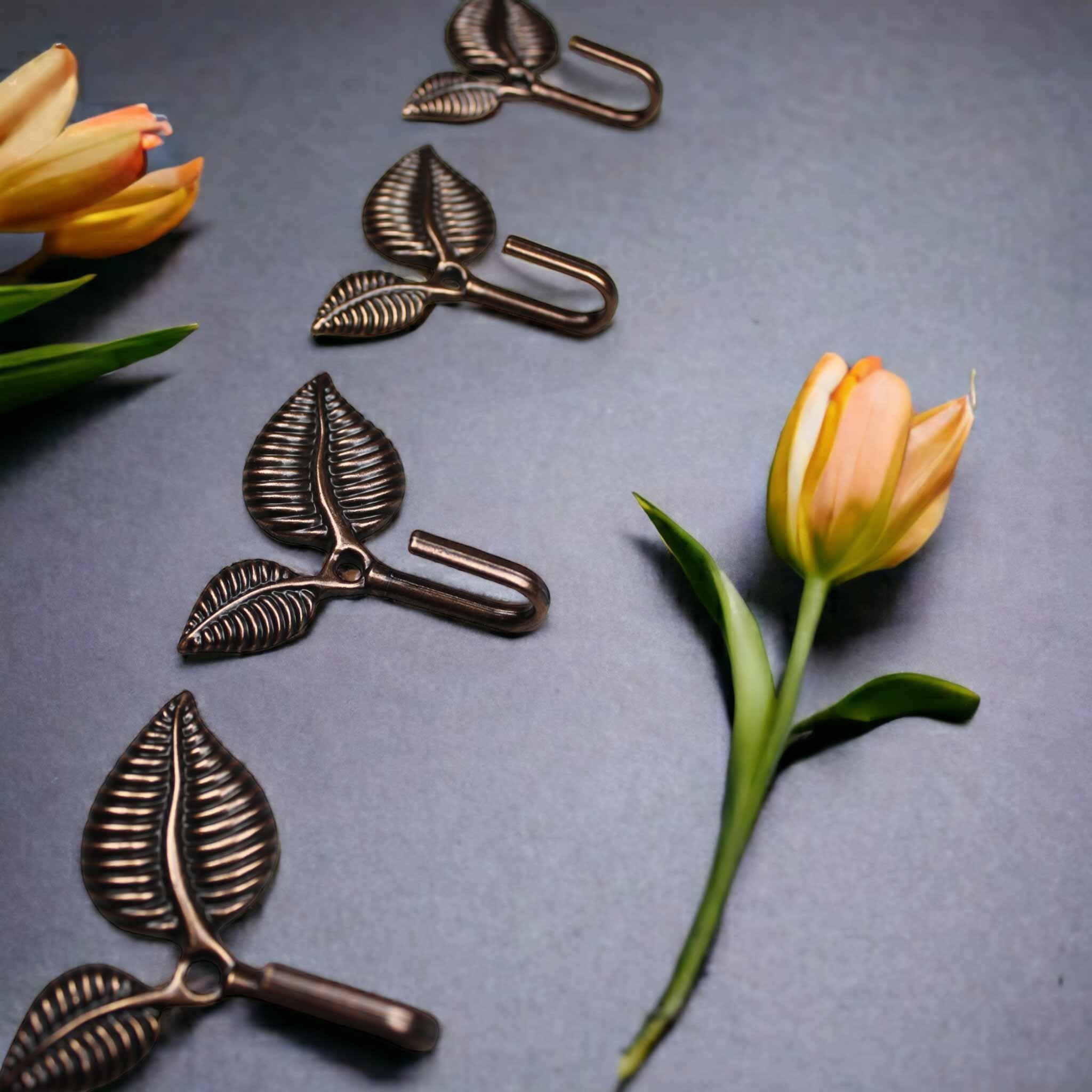 Yaprak Model Metal Portmanto ve Kapı Askısı