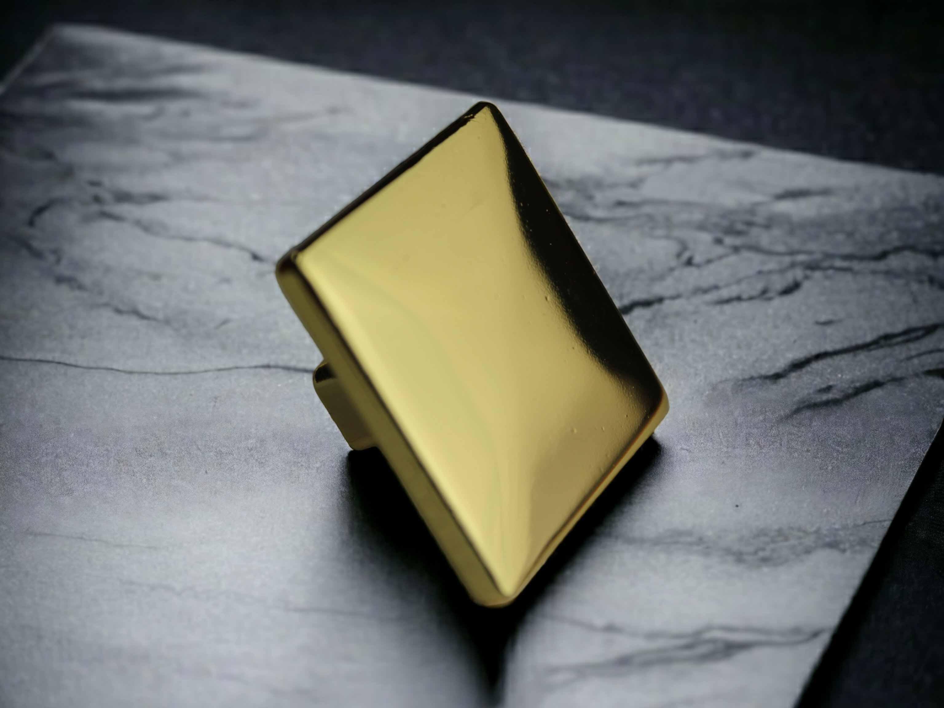 Gold Kare  Dolap ve Çekmece Kulpu
